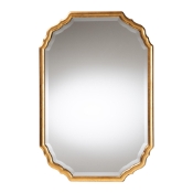 Baxton Studio Pacino Antique Goldleaf Accent Wall Mirror